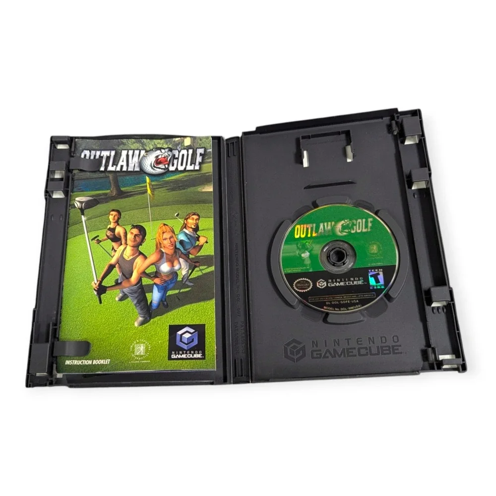 Outlaw Golf Nintendo GameCube CIB Complete with Manual and Inserts 2002 DOL-GOFE